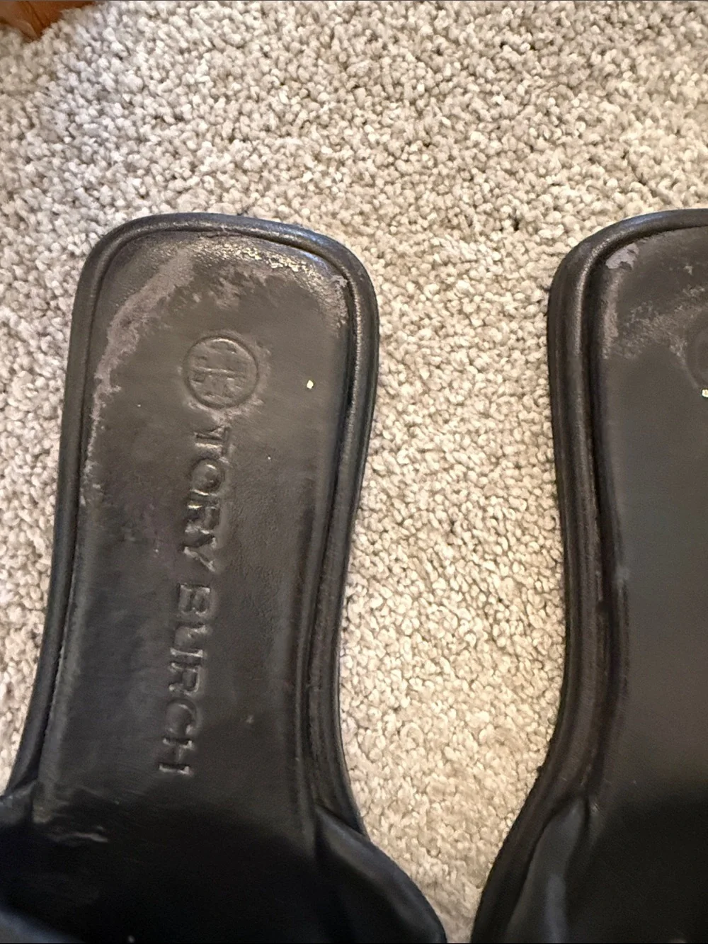 Tory Burch Double T Sport Slide Sandals Size 7.5
